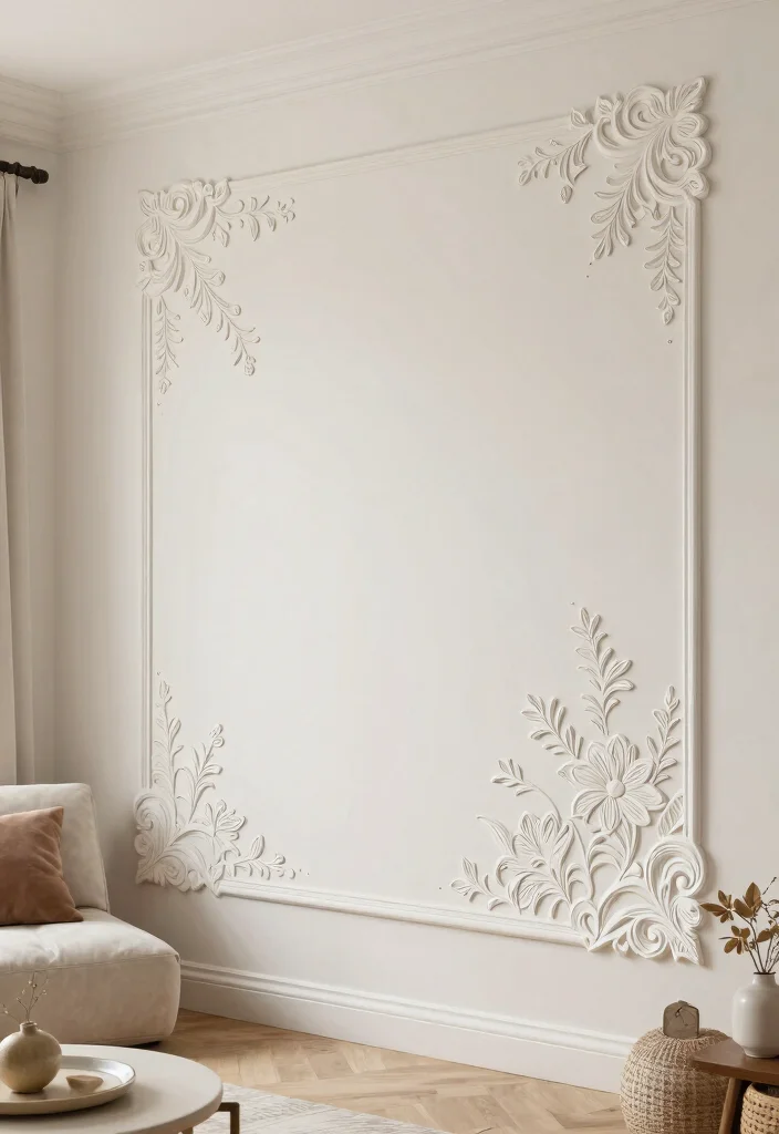 13 Modern Textured Wall Art Ideas Plaster Hacks 4. Stenciled Plaster Designs 0