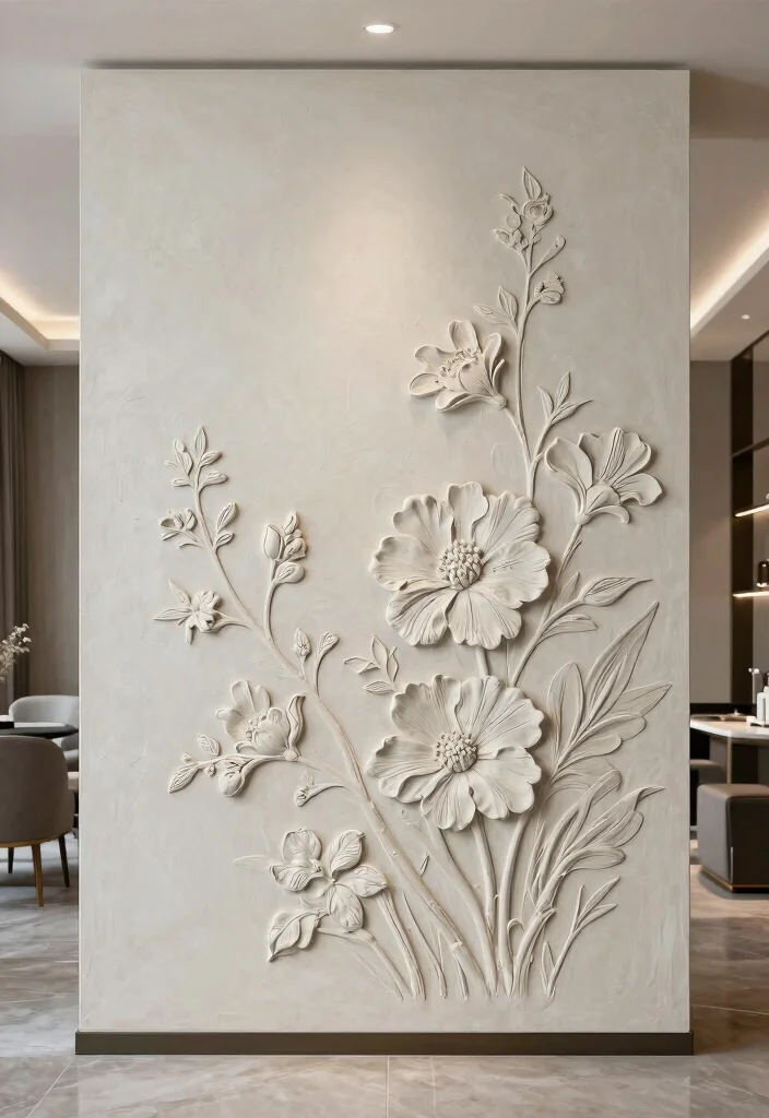 13 Modern Textured Wall Art Ideas Plaster Hacks 6. Plaster Relief Art 0