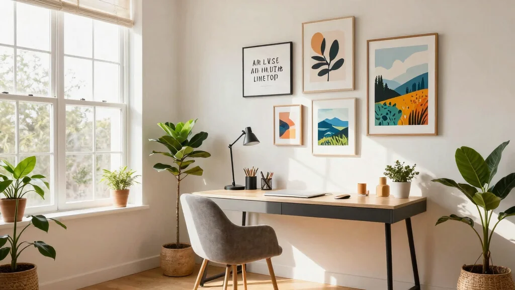 13 Productive Office Wall Art Ideas for Remote Work
