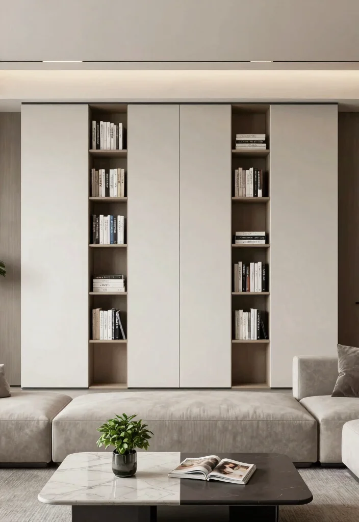 13 Sleek Wall Mounted Bookcase Ideas for Small Rooms 6. Hidden Wall Storage 0