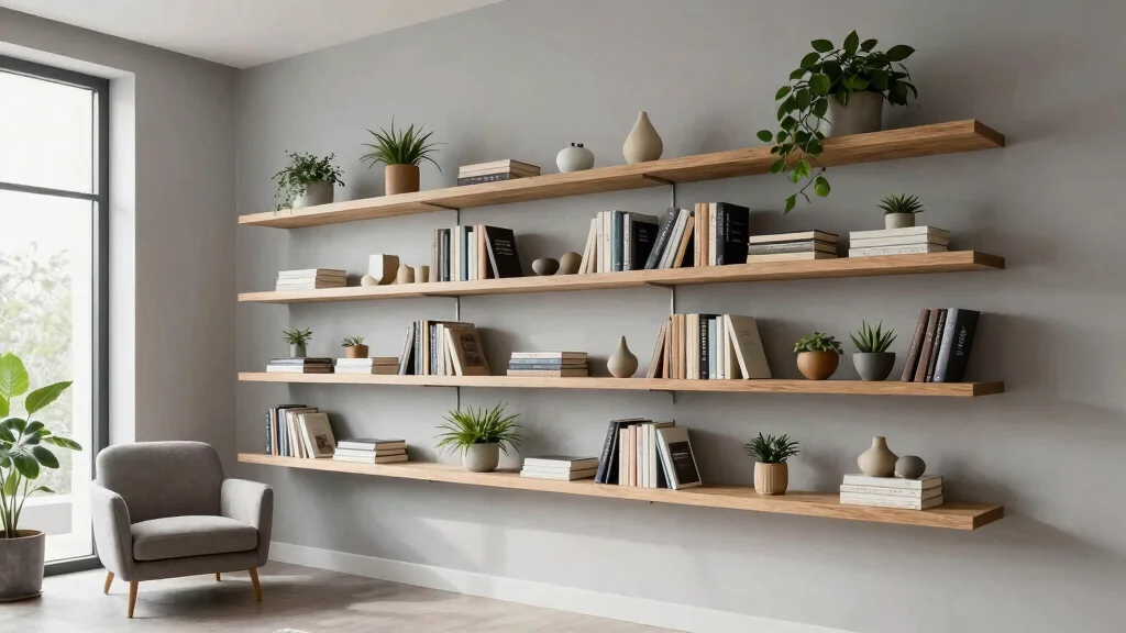 13 Sleek Wall Mounted Bookcase Ideas for Small Rooms