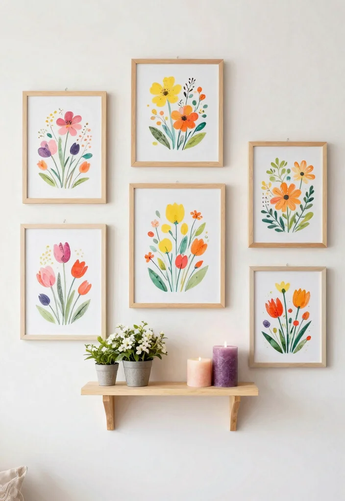 13 Smart Wall Art Arrangement Ideas Gallery Layouts 13. The Seasonal Rotation 0