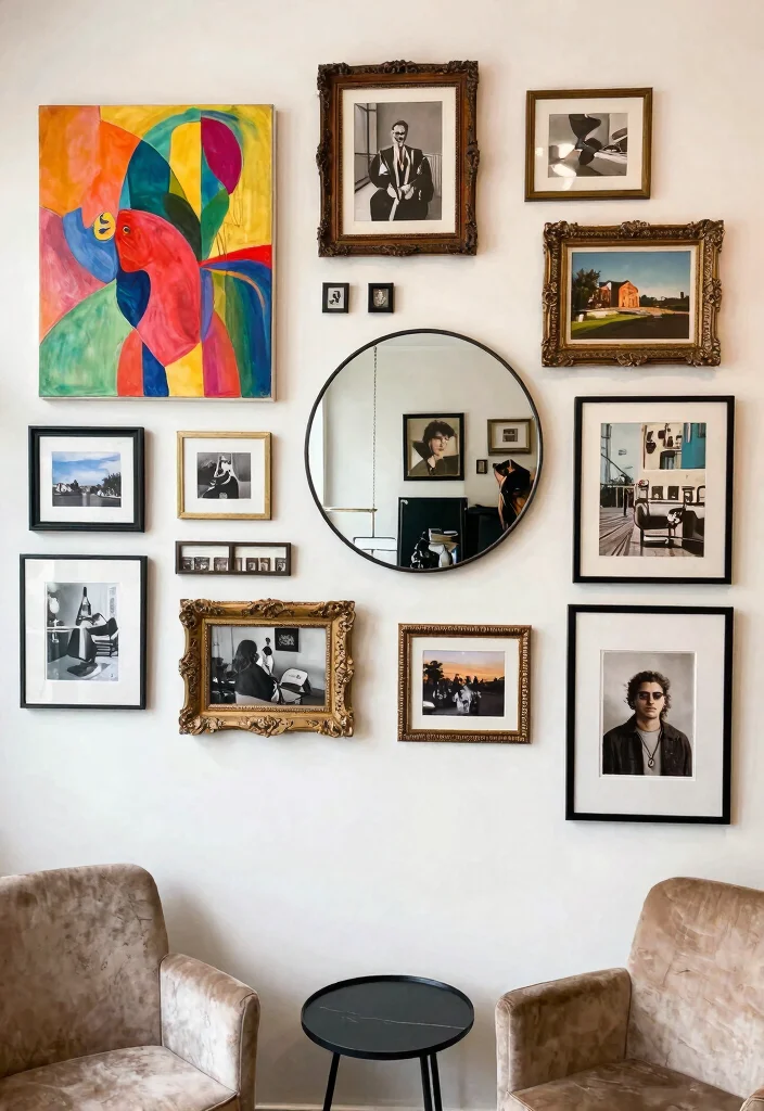 13 Smart Wall Art Arrangement Ideas Gallery Layouts 2. The Salon Style 0