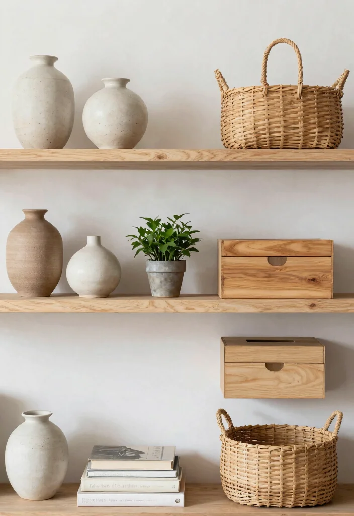 13 Smart Wall Shelf Organization Ideas Tidy Home 1. Layered Textures 0