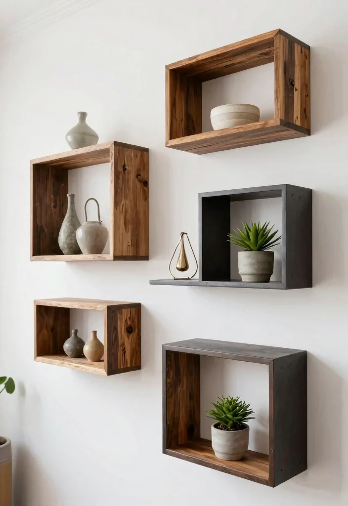 13 Smart Wall Shelf Organization Ideas Tidy Home 10. Unique Shelf Shapes 0