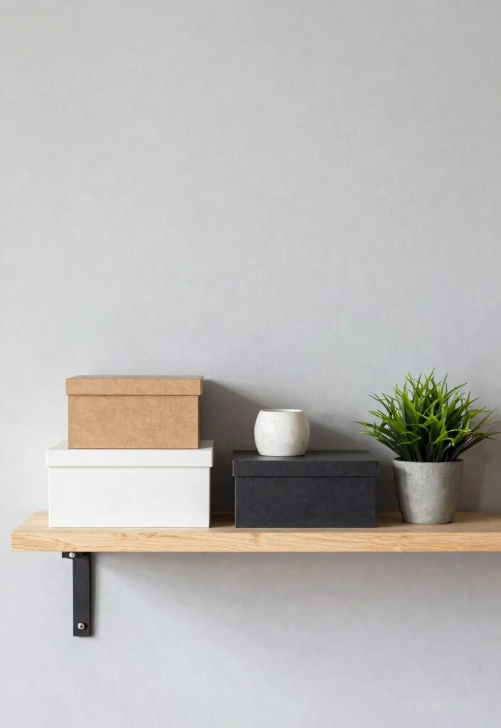 13 Smart Wall Shelf Organization Ideas Tidy Home 13. Functional Decorative Boxes 0