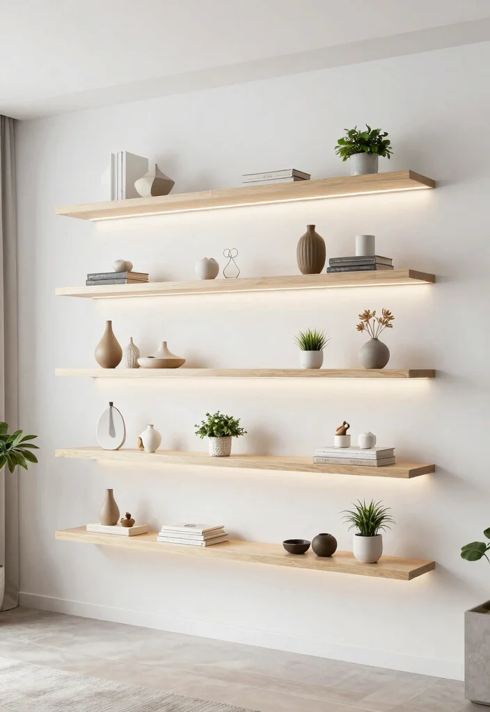 13 Smart Wall Shelf Organization Ideas Tidy Home 6. Floating Shelf Magic 0