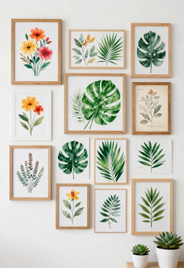 13 Trendy Wall Art Collage Ideas for Teen Room Decor 1 13 Trendy Wall Art Collage Ideas for Teen Room Decor 1. Botanical Bliss 0