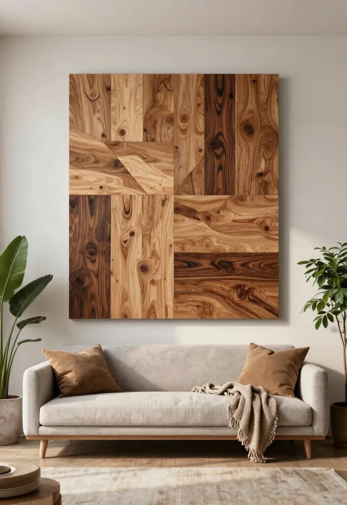 15 Aesthetic Wall Art Designs for a Modern Home Look 1 15 Aesthetic Wall Art Designs for a Modern Home Look 1. Reclaimed Wood Art Panels 0