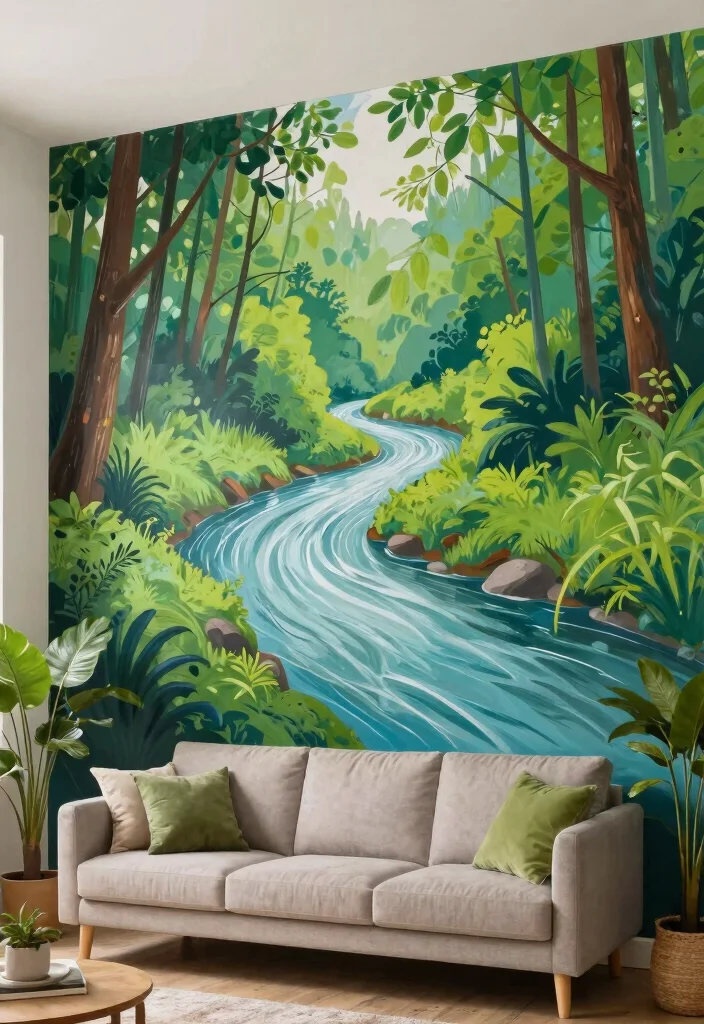 15 Aesthetic Wall Art Designs for a Modern Home Look 15 15 Aesthetic Wall Art Designs for a Modern Home Look 15. Sustainable Mural Art 0