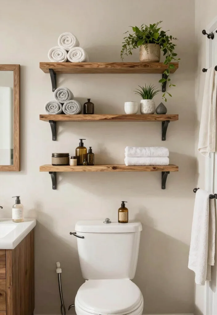 15 Bathroom Wall Shelf Ideas Above Toilet Save Space Conclusion 0