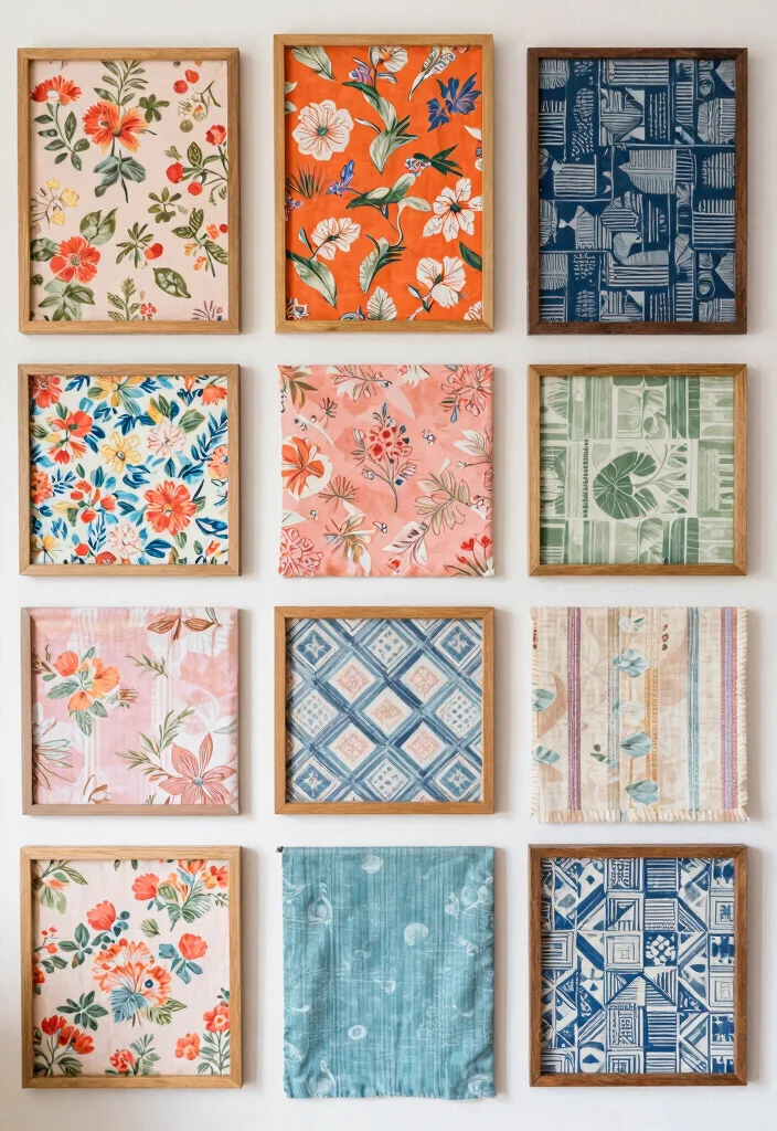 15 Beautiful Handmade Wall Art Ideas Custom Decor 3. Fabric Wall Art 0