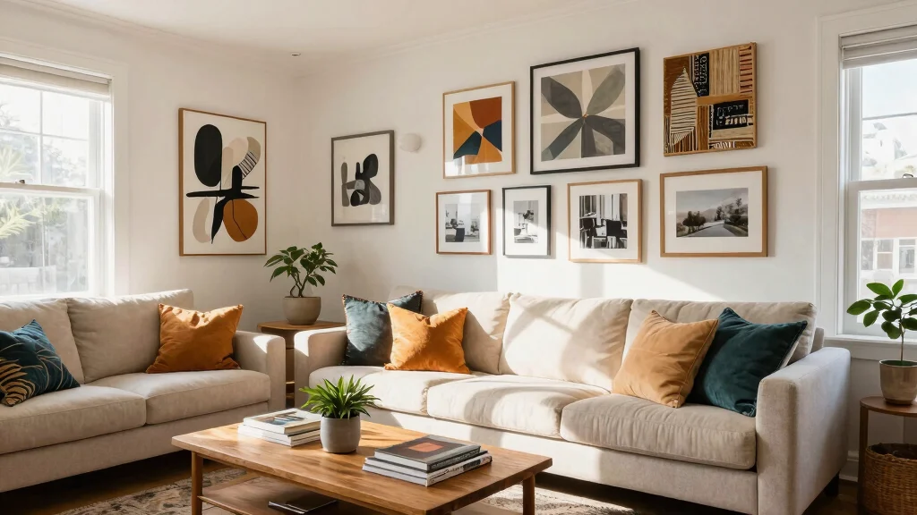 15 Beautiful Living Room Wall Art Ideas [Designer Look]