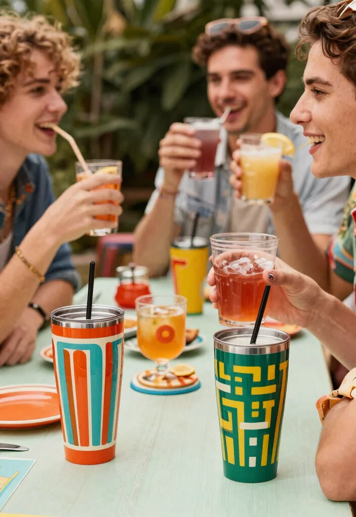 15 Best Cricut Tumbler Ideas for Easy Custom Cups 12. Retro Vibes 0