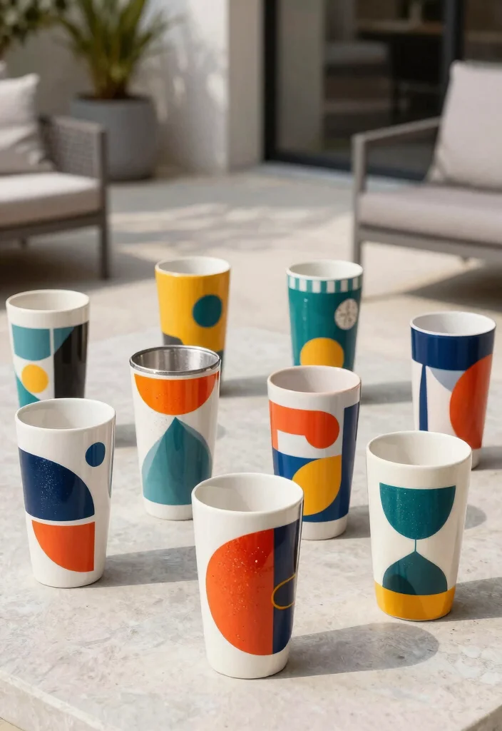 15 Best Cricut Tumbler Ideas for Easy Custom Cups 6. Geometric Patterns 0