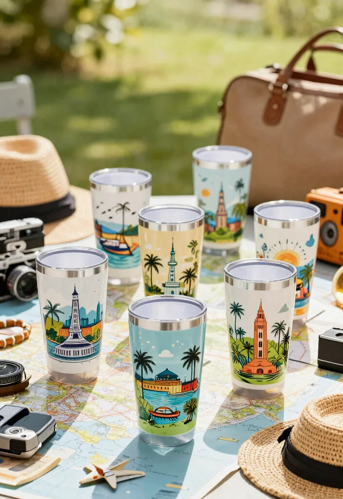 15 Best Cricut Tumbler Ideas for Easy Custom Cups 9. Travel Memories 0
