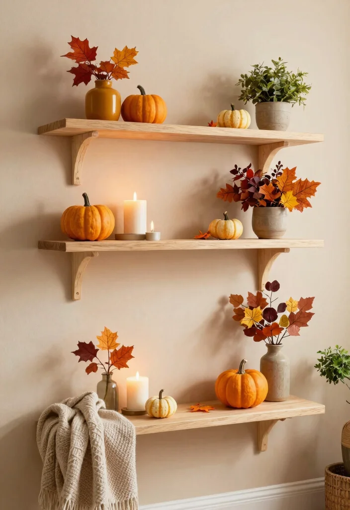 15 Best Wall Shelf Storage Ideas to End Clutter 13 15 Best Wall Shelf Storage Ideas to End Clutter 13. Seasonal Decor on Shelves 0