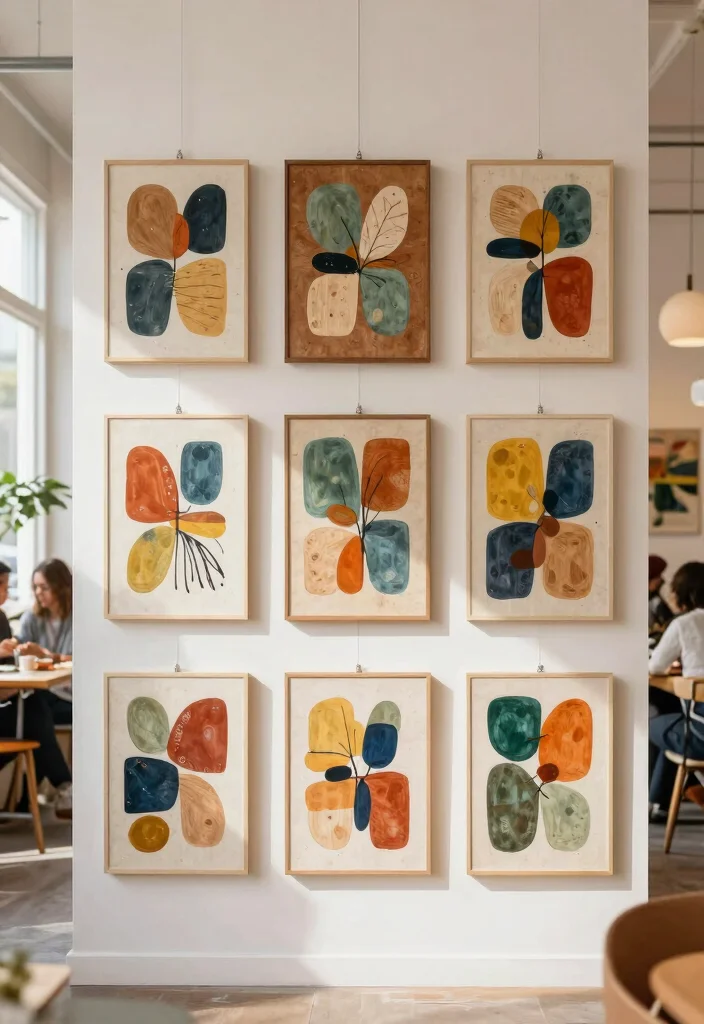 15 Chic Abstract Wall Art Ideas for Modern Homes 15. Eco Conscious Community Art 0