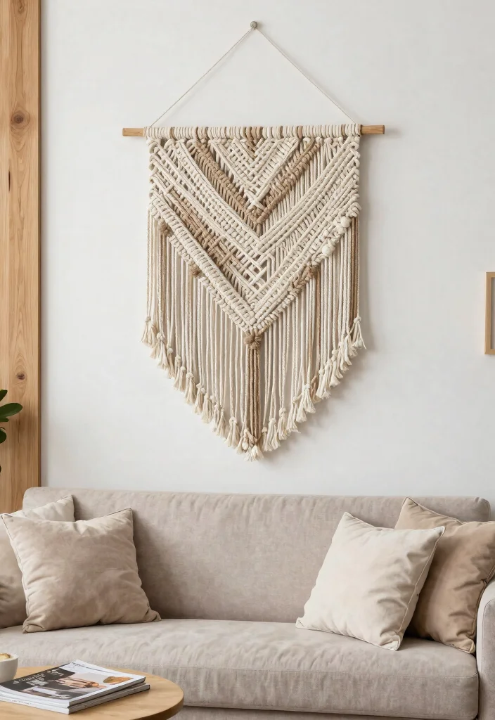 15 Chic Abstract Wall Art Ideas for Modern Homes 4. Textured Fabric Creations 0