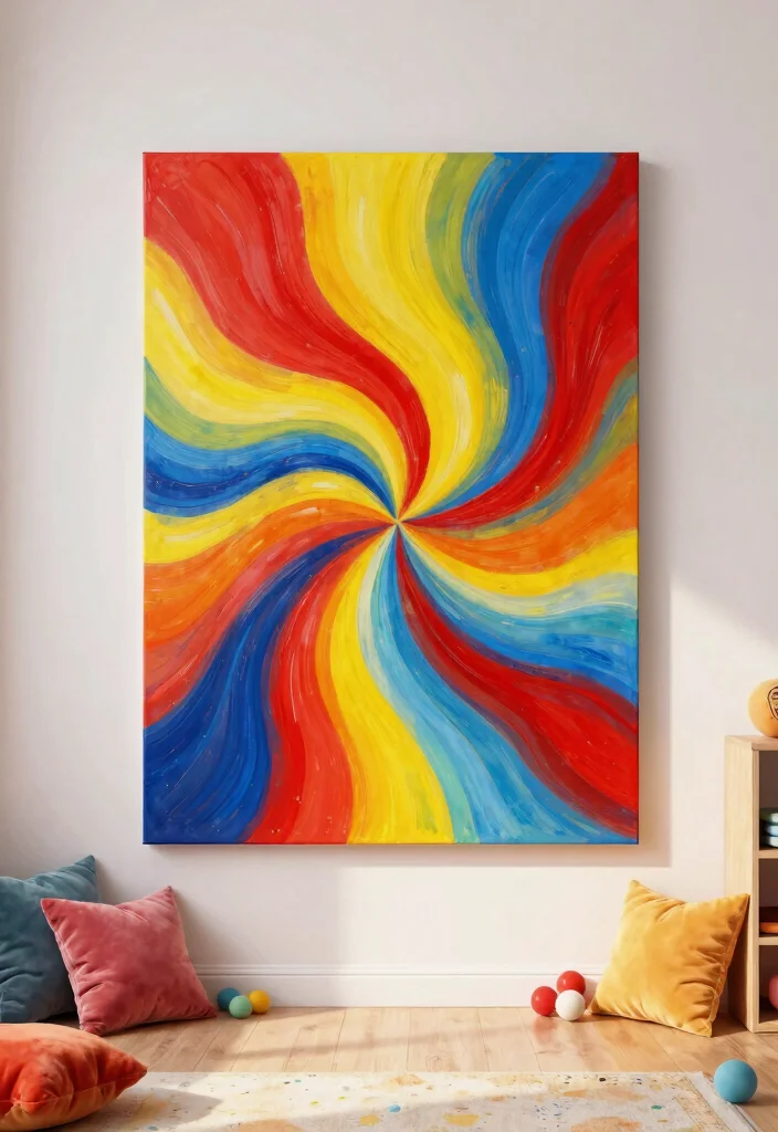 15 Chic Abstract Wall Art Ideas for Modern Homes 8. Bold Colors and Forms 0