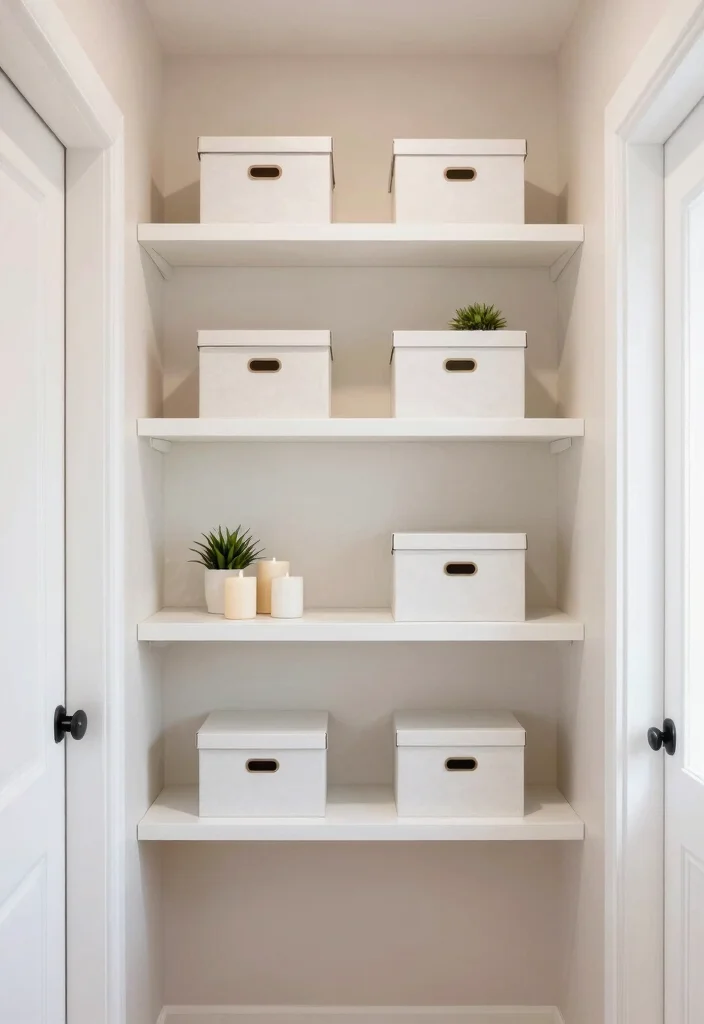 15 Clean White Wall Rack Ideas for Minimalist Decor 13 15 Clean White Wall Rack Ideas for Minimalist Decor 13. Minimalist Decorative Storage 0