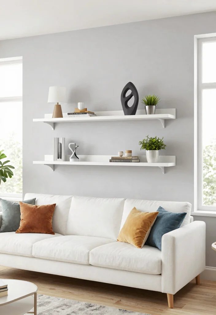 15 Clean White Wall Rack Ideas for Minimalist Decor 2 15 Clean White Wall Rack Ideas for Minimalist Decor 2. Floating Shelves for a Modern Touch 0