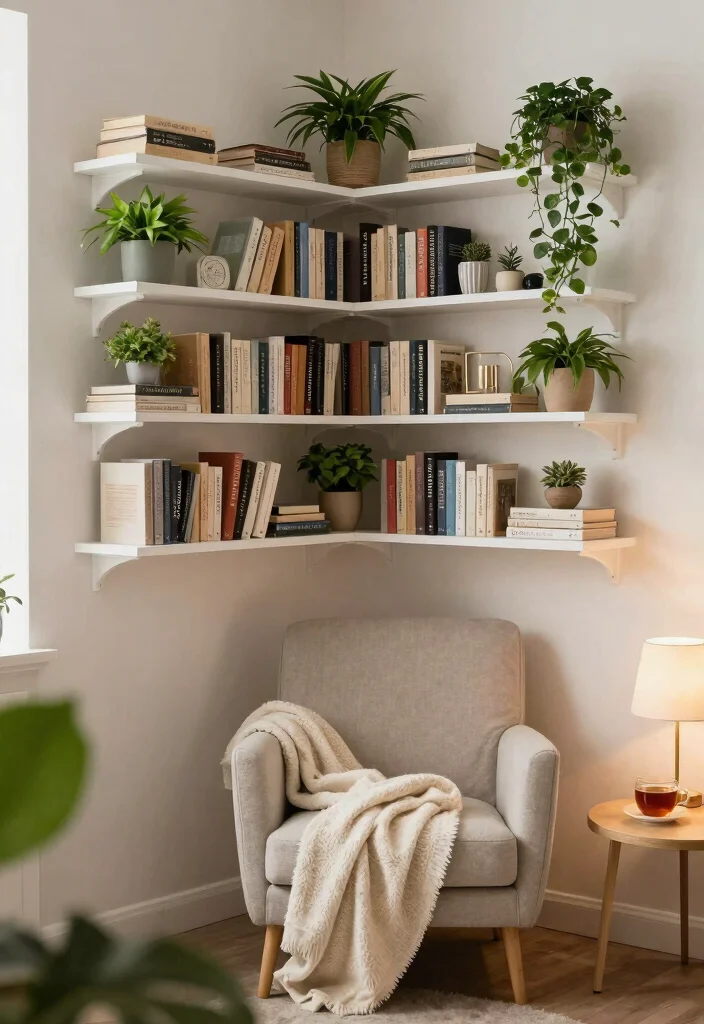 15 Clean White Wall Rack Ideas for Minimalist Decor 3 15 Clean White Wall Rack Ideas for Minimalist Decor 3. Corner Shelving for Unused Spaces 0
