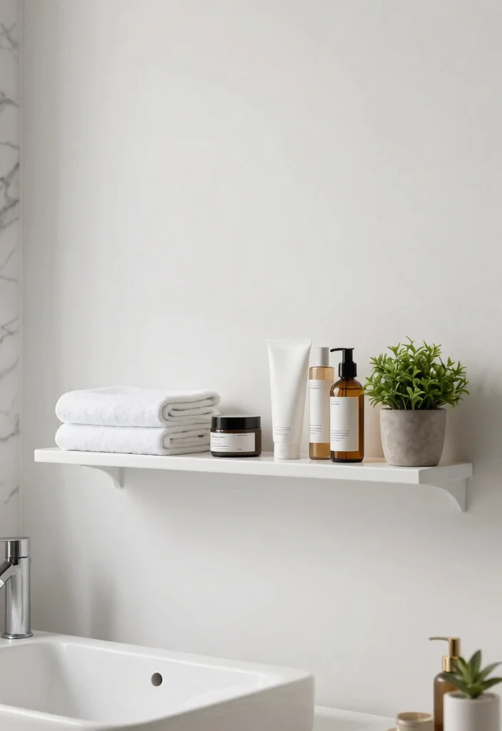 15 Clean White Wall Rack Ideas for Minimalist Decor 5 15 Clean White Wall Rack Ideas for Minimalist Decor 5. Stylish Bathroom Shelving 0