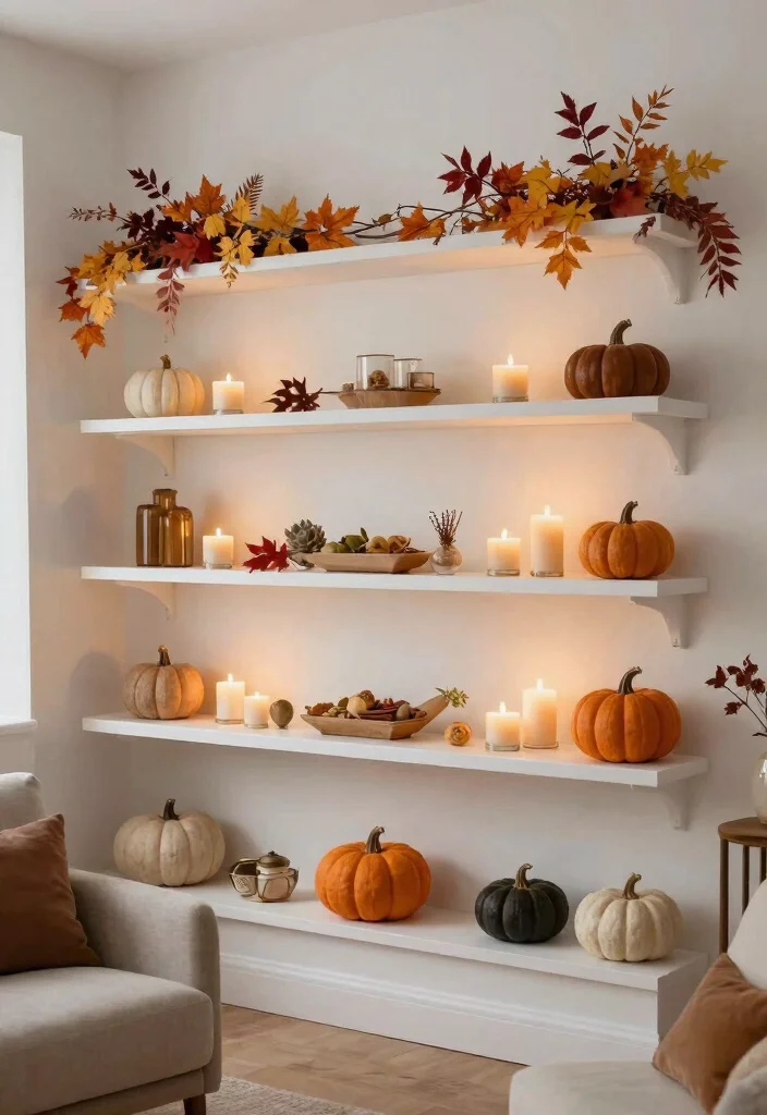 15 Clean White Wall Rack Ideas for Minimalist Decor 9 15 Clean White Wall Rack Ideas for Minimalist Decor 9. Seasonal Decor Display 0