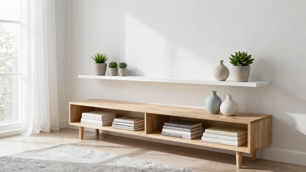 15 Clean White Wall Rack Ideas for Minimalist Decor