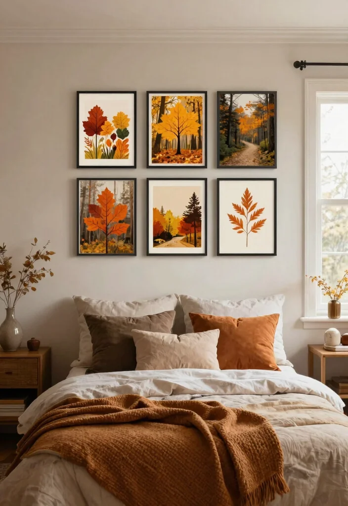 15 Cool Bedroom Poster Ideas Wall Art Aesthetic 15. Seasonal Decor 0