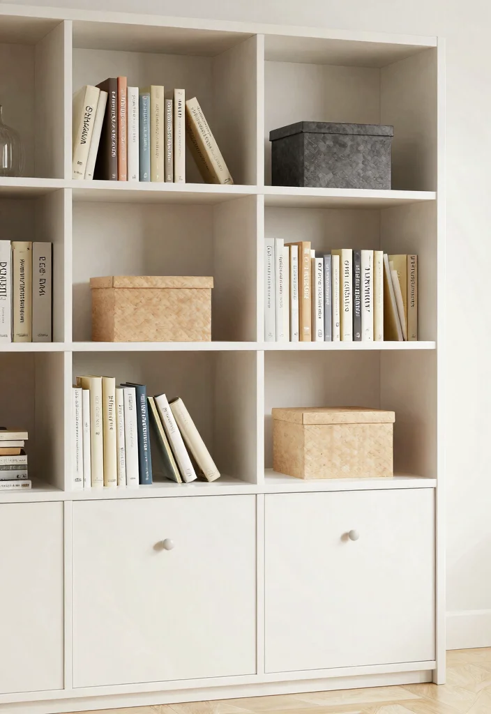 15 Cozy Book Shelf Wall Ideas for a Home Library 12. Multi functional Storage 0