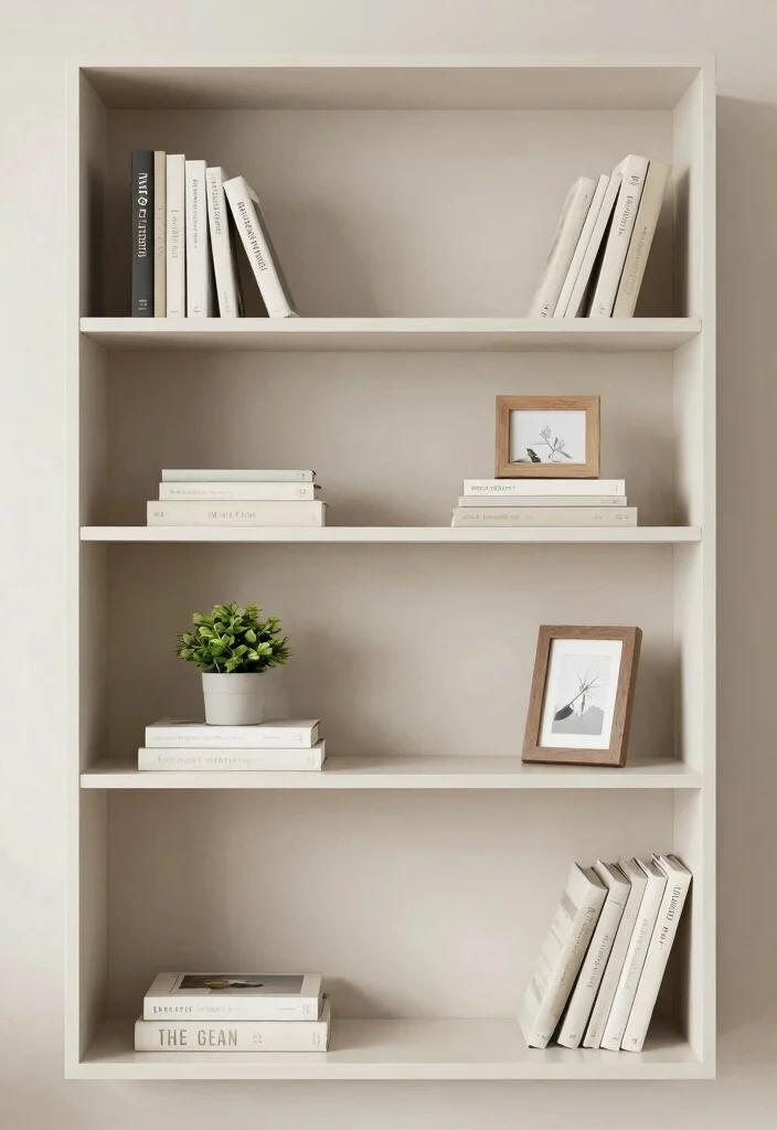 15 Cozy Book Shelf Wall Ideas for a Home Library 7. Minimalist Approach 0
