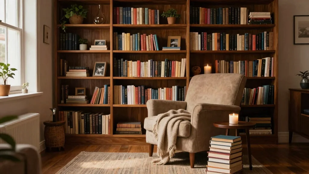 15 Cozy Book Shelf Wall Ideas for a Home Library
