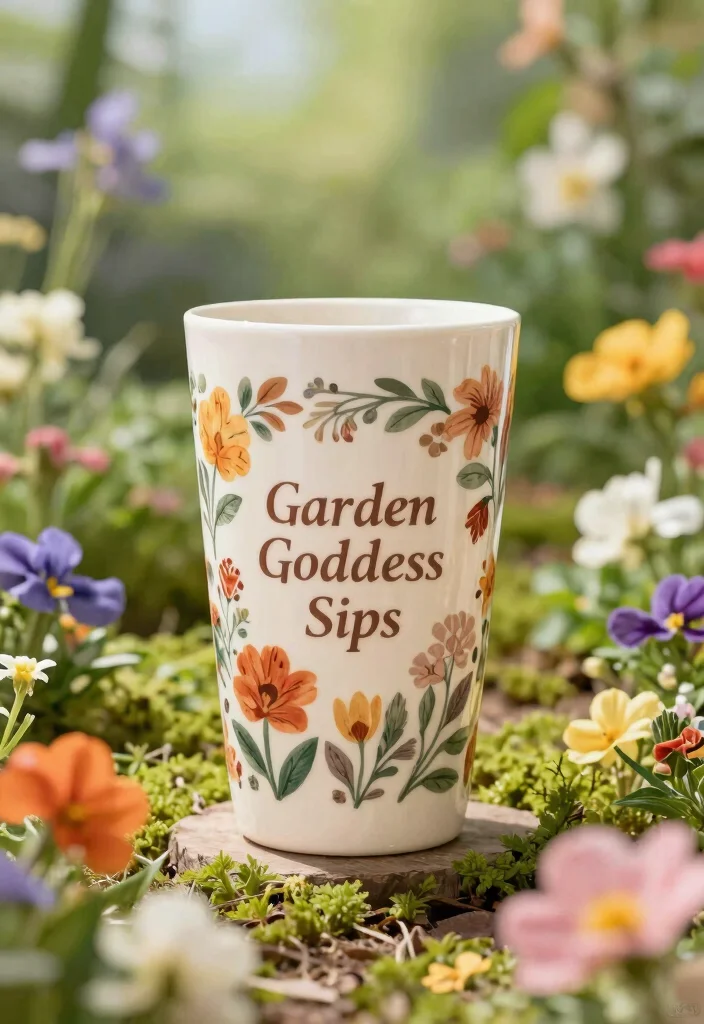 15 Creative Tumbler Name Ideas for Custom Orders 11 15 Creative Tumbler Name Ideas for Custom Orders 11. Garden Goddess Sips 0