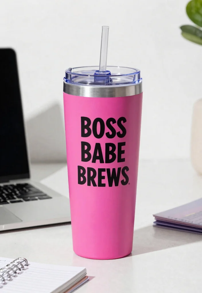 15 Creative Tumbler Name Ideas for Custom Orders 12 15 Creative Tumbler Name Ideas for Custom Orders 12. Boss Babe Brews 0