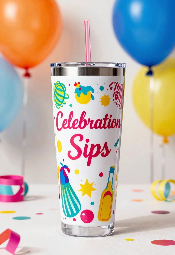 15 Creative Tumbler Name Ideas for Custom Orders 15 15 Creative Tumbler Name Ideas for Custom Orders 15. Celebration Sips 0