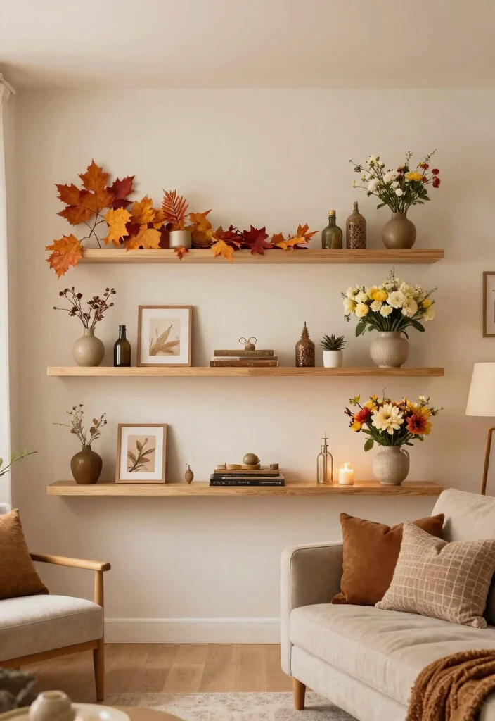 15 Custom In Wall Shelf Ideas Built In Niches 11. Seasonal Display Areas 0