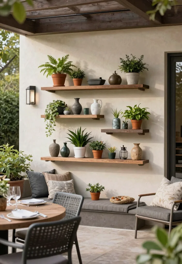 15 Custom In Wall Shelf Ideas Built In Niches 13. Outdoor Living Spaces 0