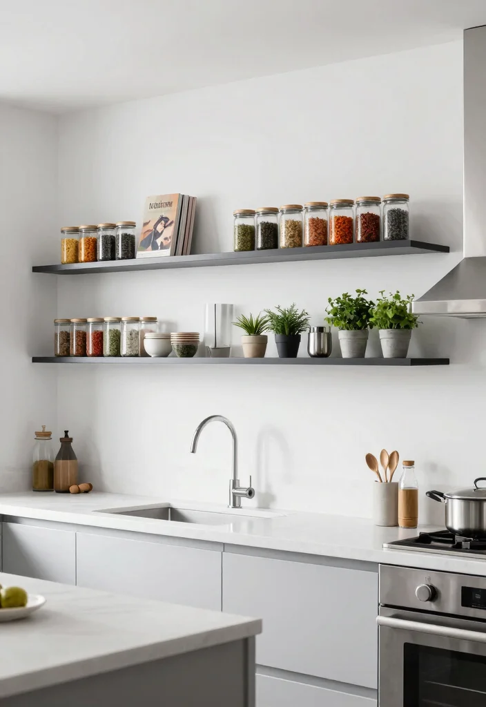 15 Custom In Wall Shelf Ideas Built In Niches 4. Kitchen Space Savers 0