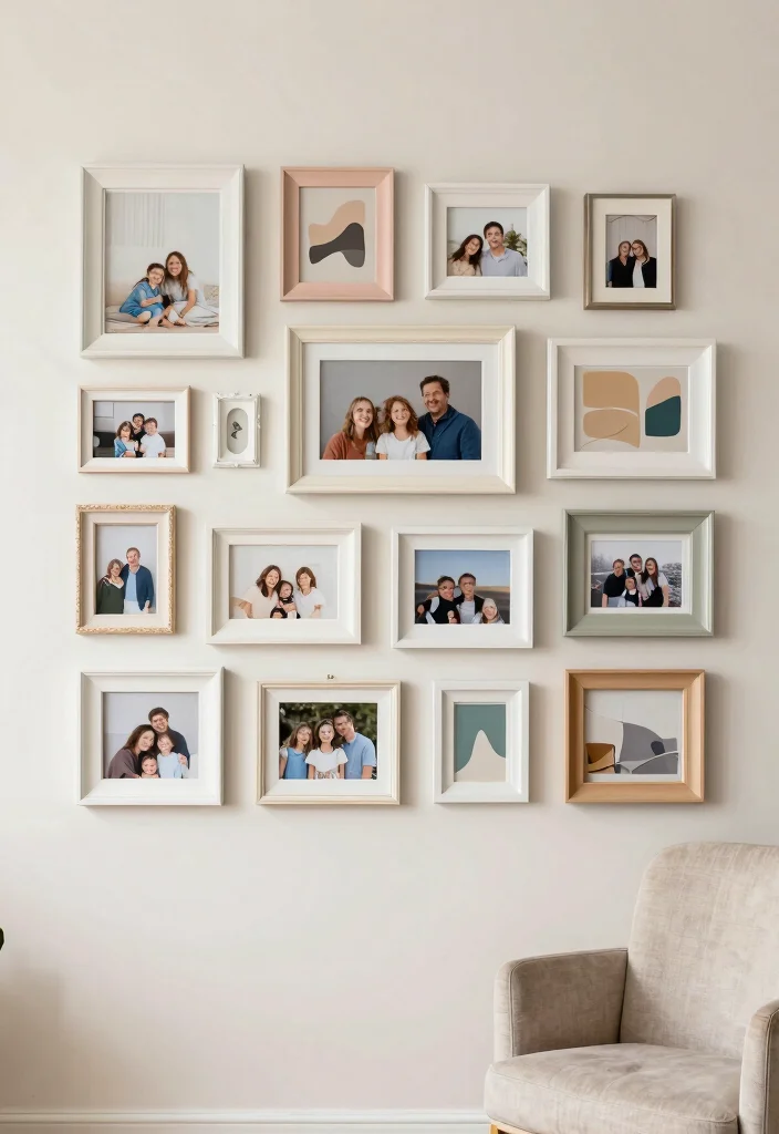 15 Genius Easy DIY Wall Art Ideas Look Expensive 6. Upcycled Vintage Frames Display 0