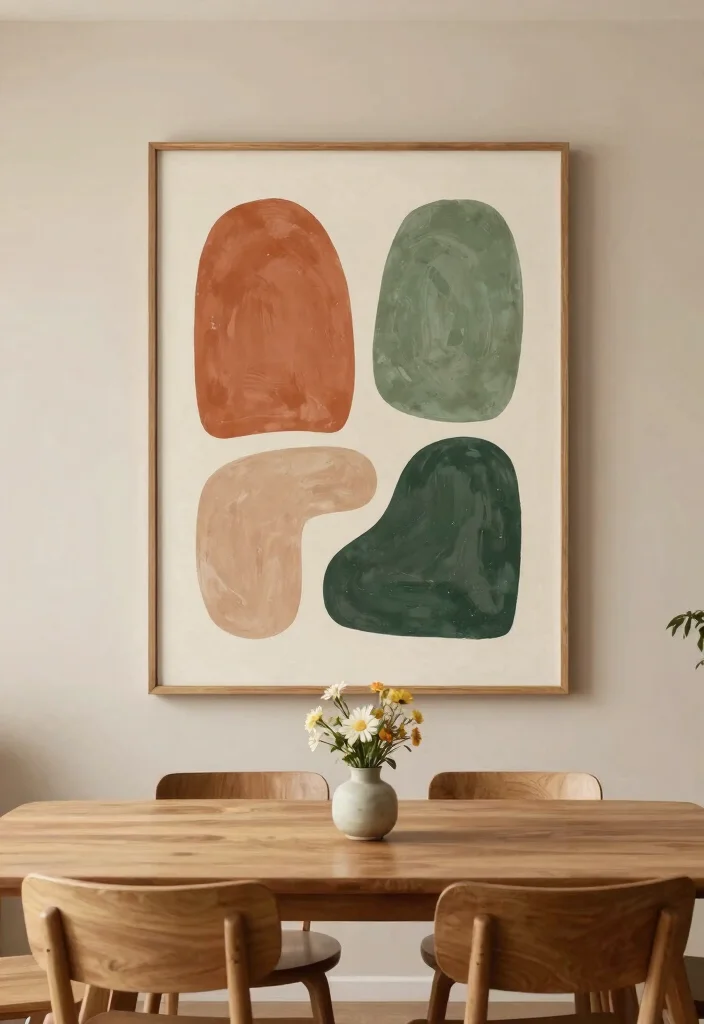 15 Sleek Minimalist Wall Art Ideas Clean Aesthetic 11. Earthy Color Palette Art 0