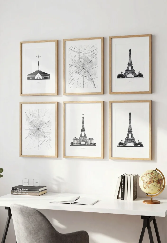 15 Sleek Minimalist Wall Art Ideas Clean Aesthetic 12. Minimalist Travel Art 0