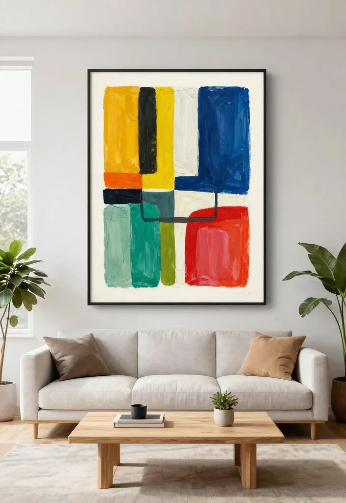 15 Sleek Minimalist Wall Art Ideas Clean Aesthetic 14. Oversized Art Pieces 0