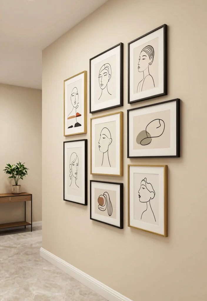 15 Sleek Minimalist Wall Art Ideas Clean Aesthetic 3. Line Art Creations 0