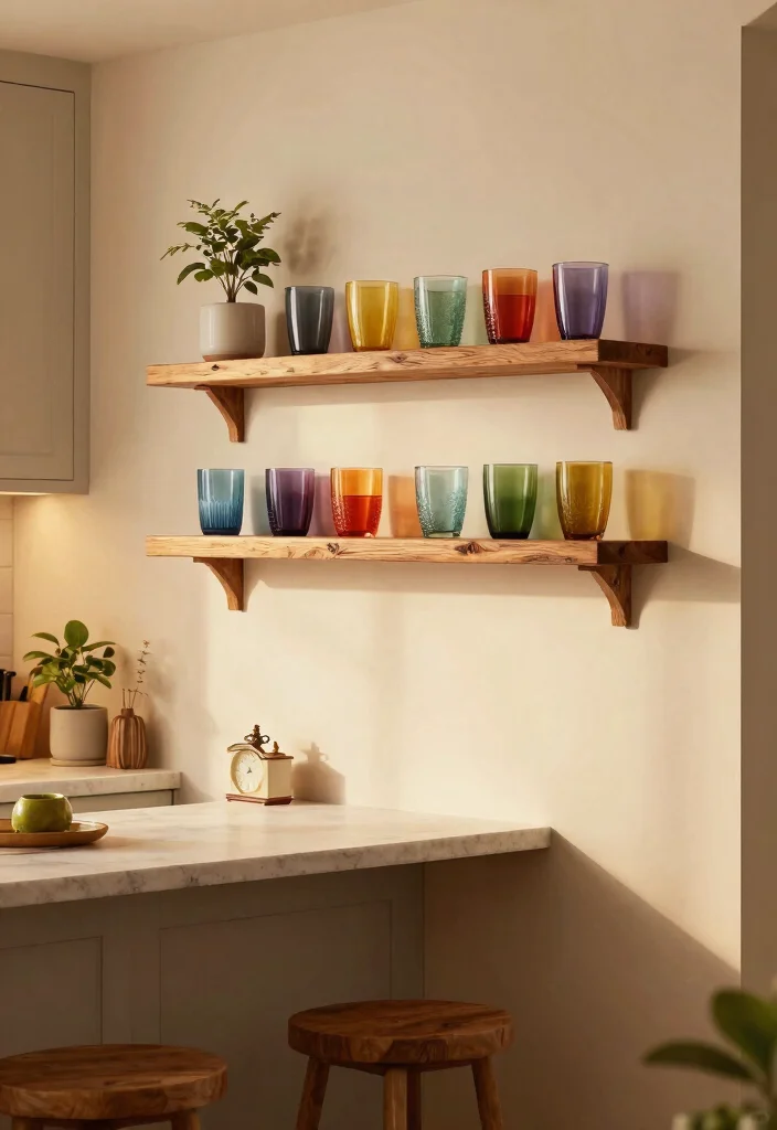 15 Smart Tumbler Storage Ideas to End Cup Clutter 4. DIY Tumbler Shelves 0