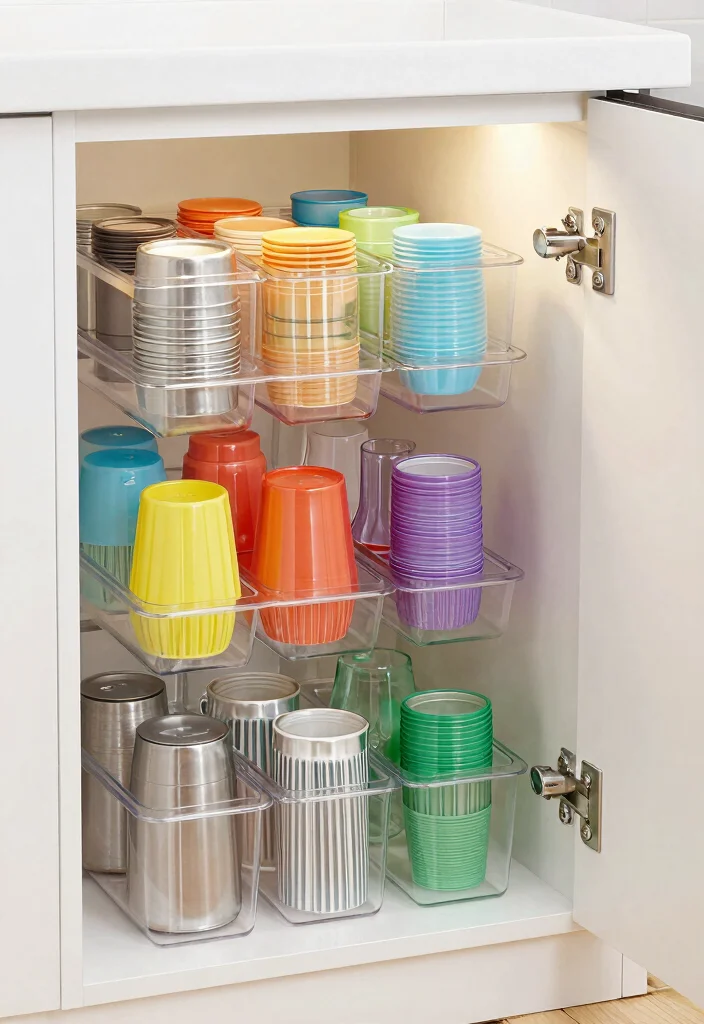 15 Smart Tumbler Storage Ideas to End Cup Clutter 5. Under Sink Tumbler Storage 0