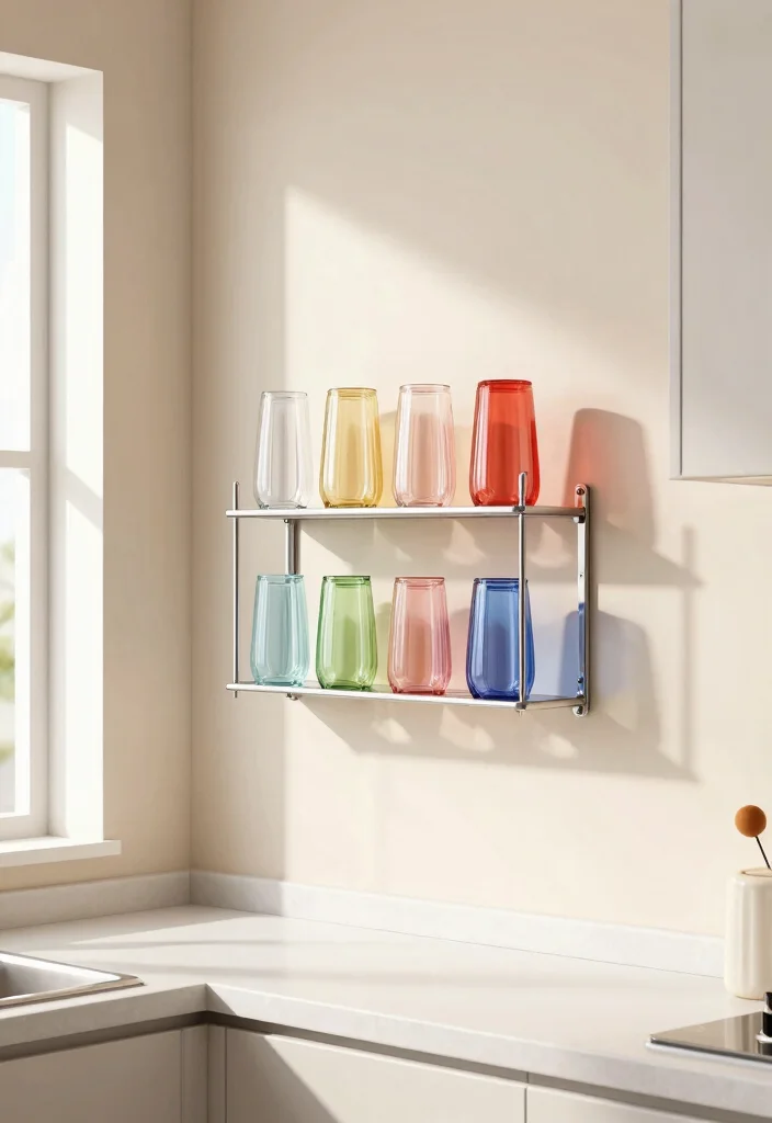 15 Smart Tumbler Storage Ideas to End Cup Clutter 8. Wall Mounted Tumbler Holders 0