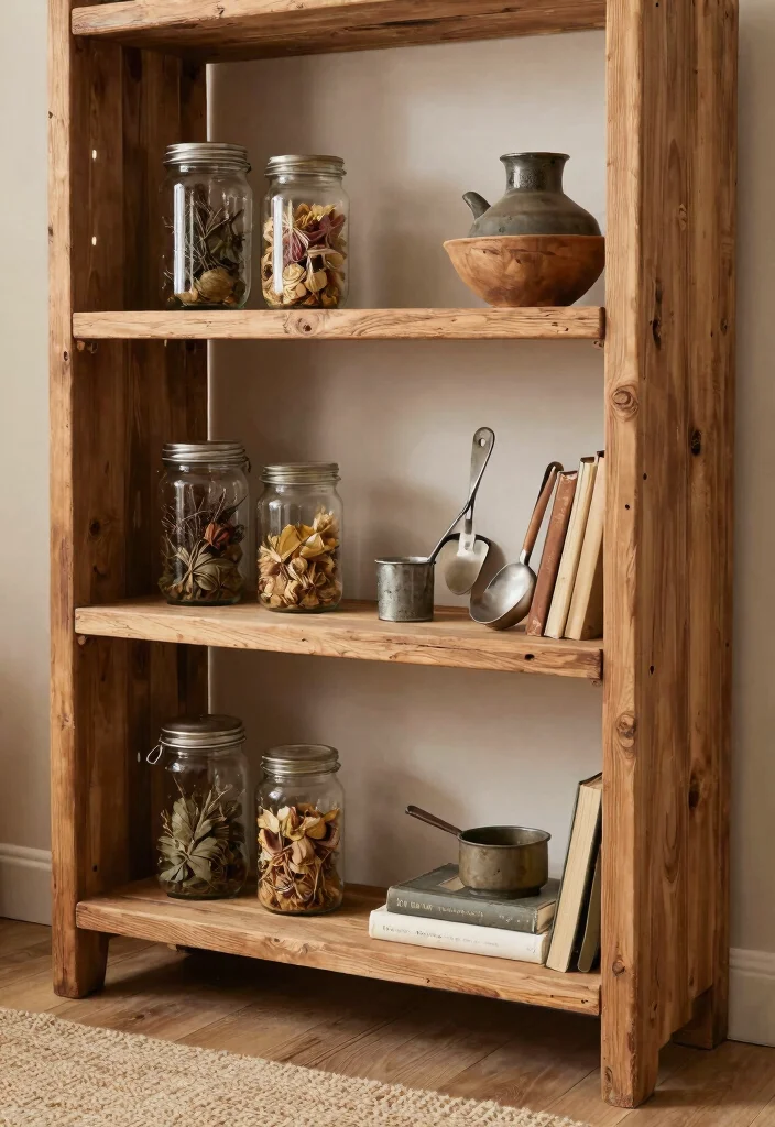 15 Stunning Wall Shelf Inspiration Photos for Pinterest 10. Rustic Reclaimed Wood Shelves 0