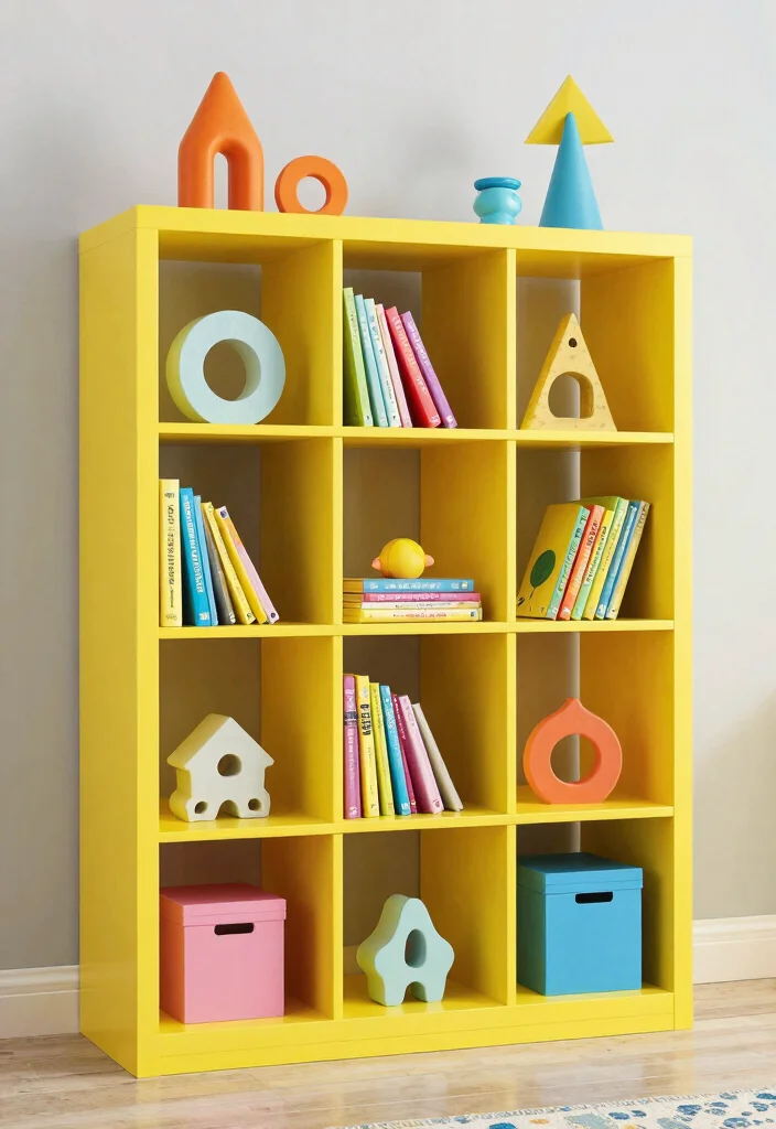 15 Stunning Wall Shelf Inspiration Photos for Pinterest 15. Colorful Shelving for a Pop 0